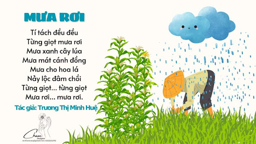 Bài Thơ Mưa Rơi