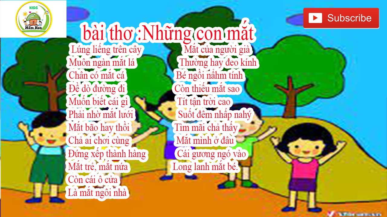 Bài Thơ Những Con Mắt
