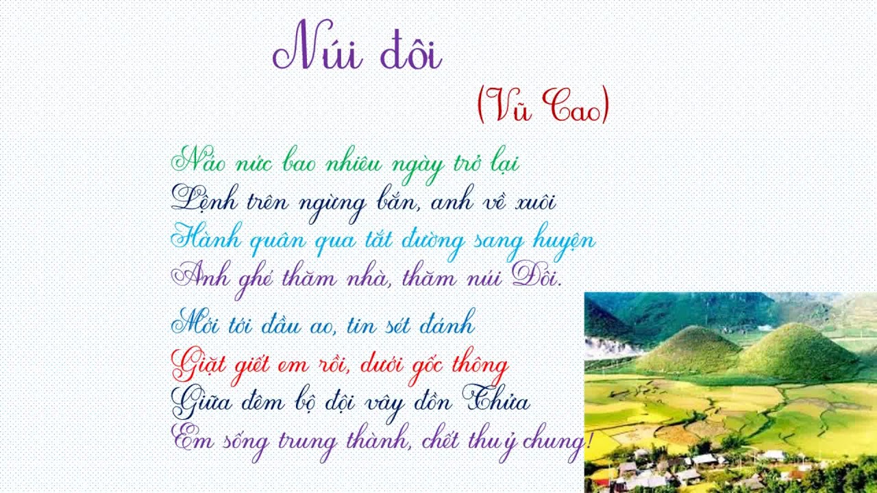 Bài Thơ Núi Đôi
