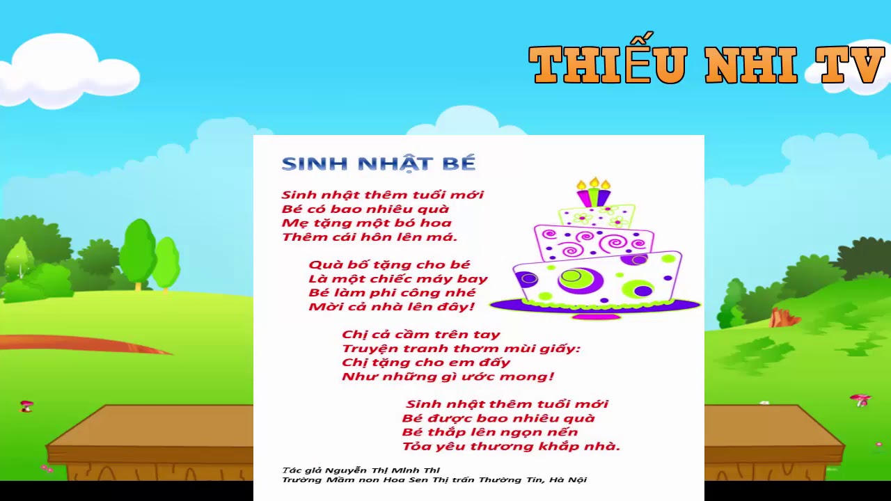 Bài Thơ Sinh Nhật Hay Và Ý Nghĩa