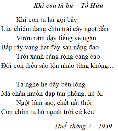 Tổng hợp các bài thơ lớp 9 học kỳ 1 Gallery 2