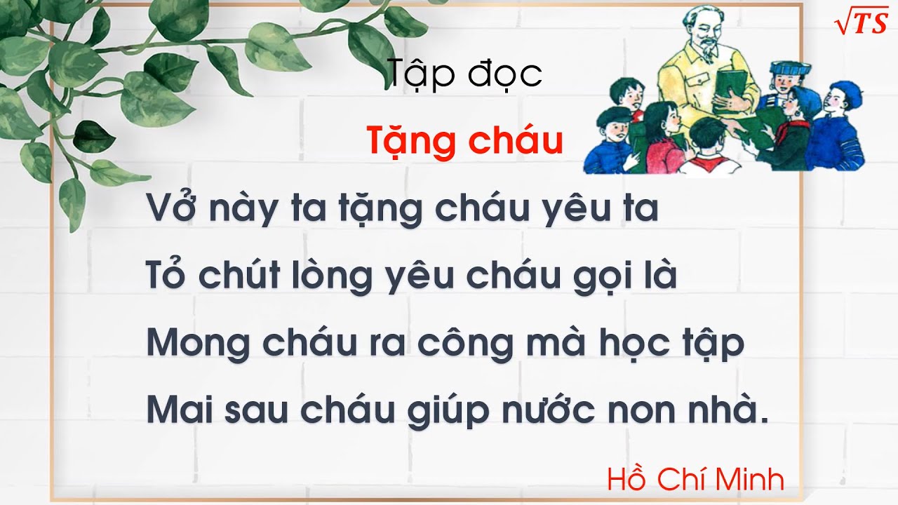 Bài Thơ Hay Tặng Cháu Yêu