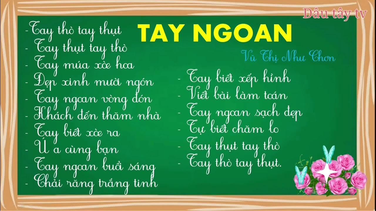 Bài Thơ Tay Ngón