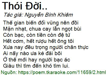 Thói Đời 1
