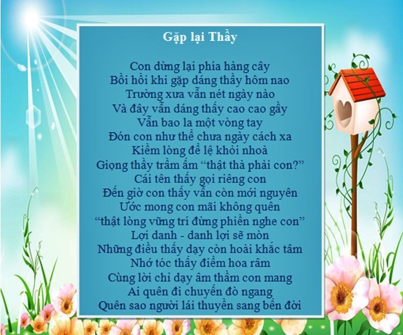 Bài Thơ Về Thầy Cô Gallery 1