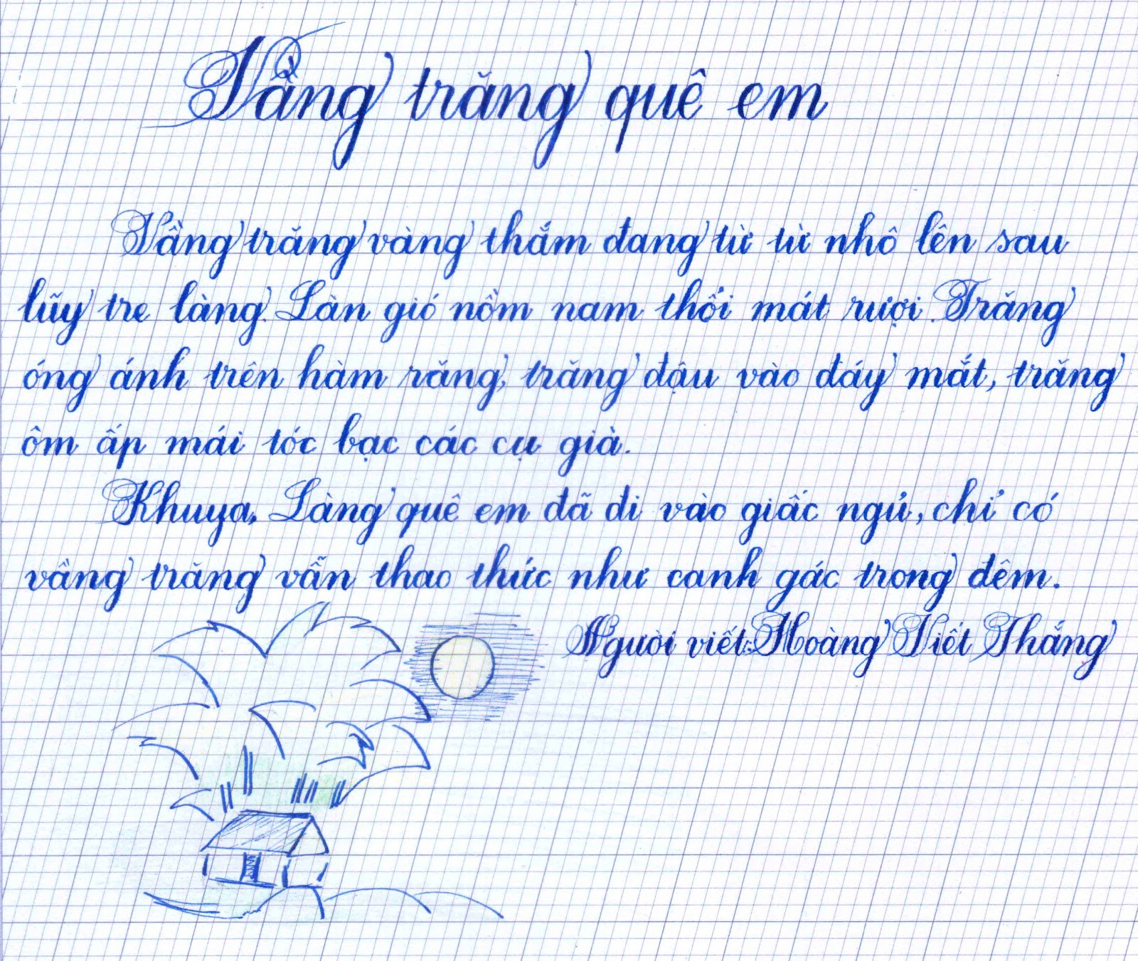 Bài Vầng Trăng Quê Em Lớp 5 Có Đáp Án Gallery 1