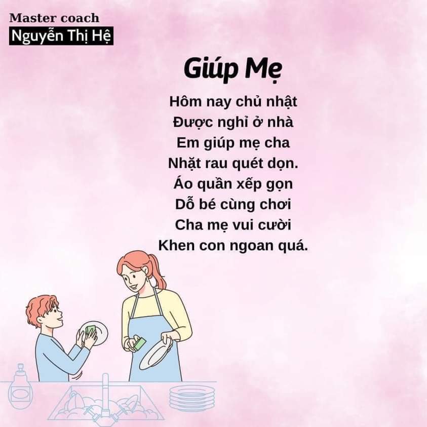 Bài Thơ Về Mẹ Hay Và Dễ Nhớ Cho Trẻ Mầm Non Gallery 1