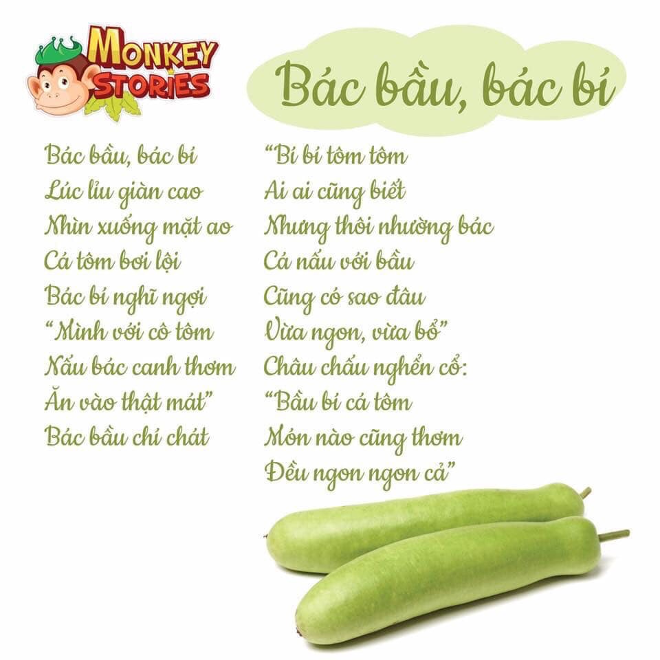 Bài Thơ Về Rau Củ Quả