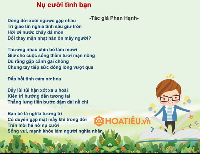 Bài Thơ Về Tình Bạn Lớp 2 Có Tên Tác Giả Gallery 2