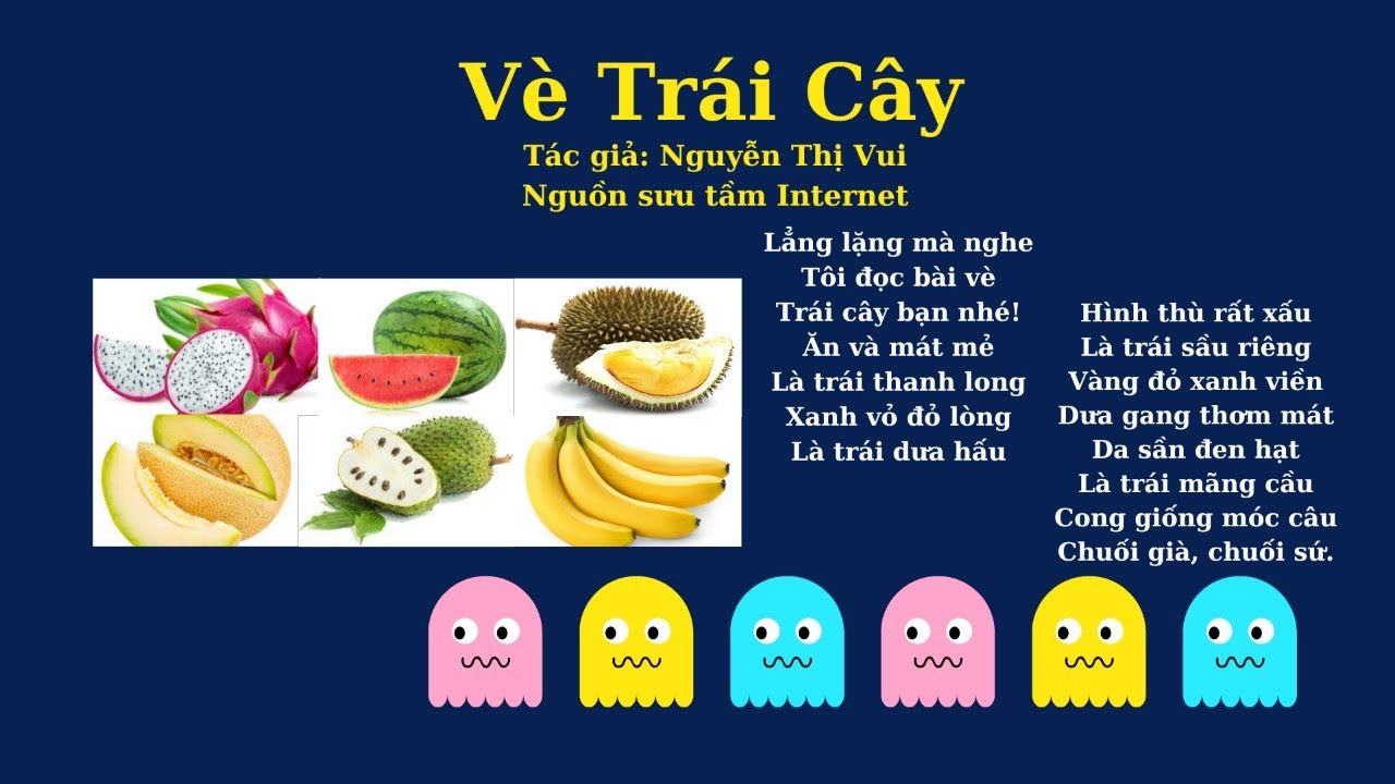 Bài Thơ Vè Trái Cây Hay Và Dễ Nhớ Cho Trẻ Em Gallery 2