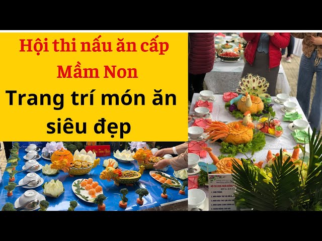 Bài thuyết trình các món ăn cho trẻ mầm non