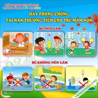 Biện pháp phòng tránh tai nạn thương tích cho trẻ mầm non