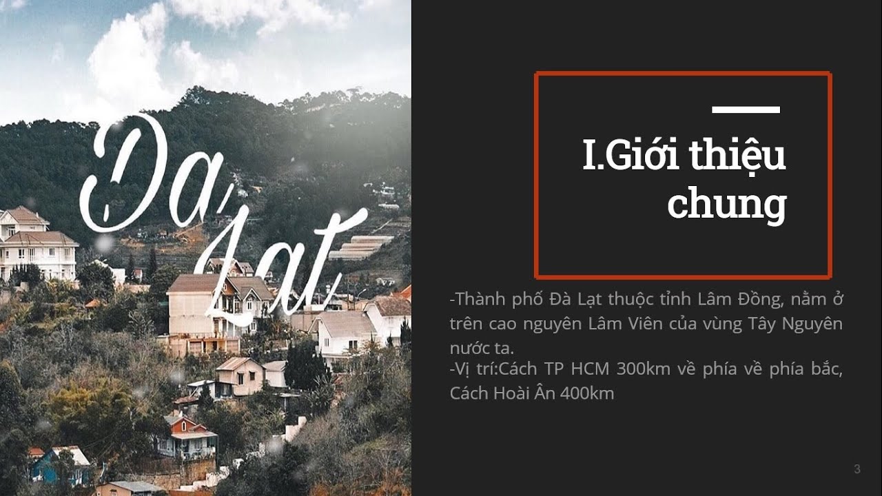 Bài thuyết trình PowerPoint về du lịch Đà Lạt