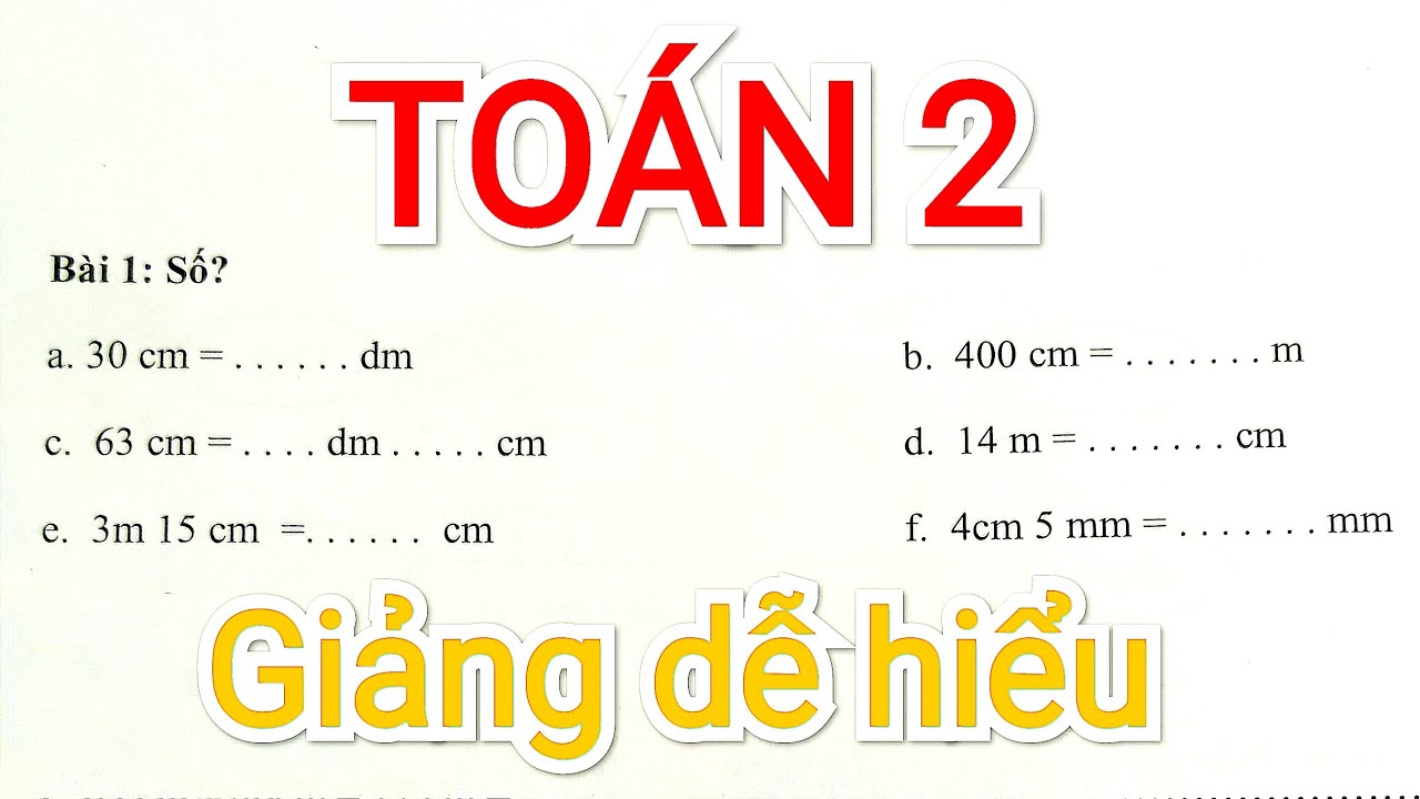 Bài Toán Đổi Đơn Vị Lớp 2 Nâng Cao Gallery 2