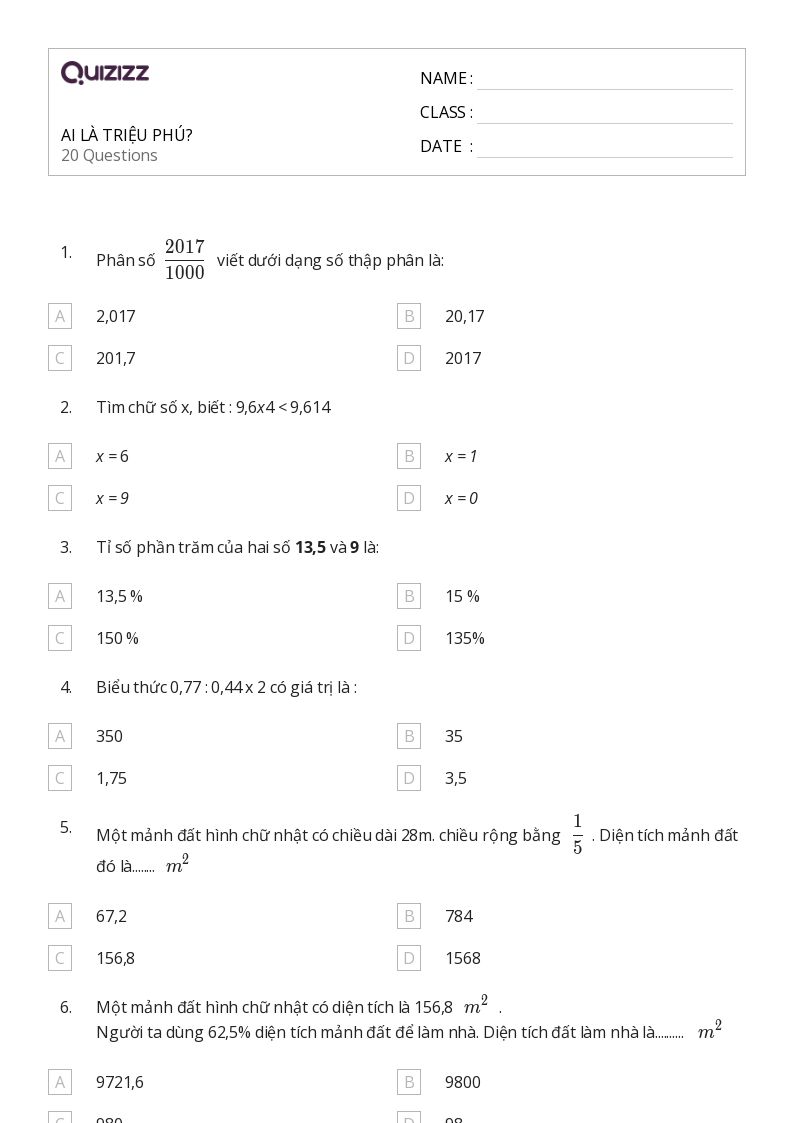 Toán Tỉ Số Lớp 4: Học Tỉ Số Như Thế Nào? Gallery 2