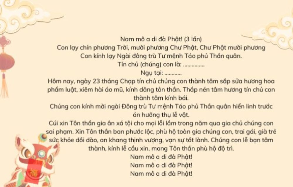 Bài Cúng Rước Ông Táo Gallery 2