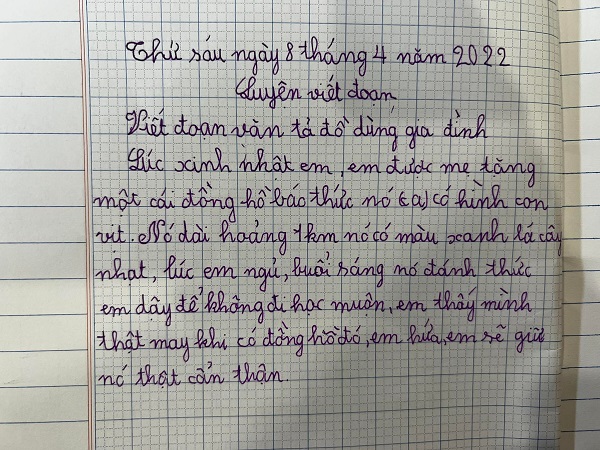 Bài Văn Tả Cái Đồng Hồ