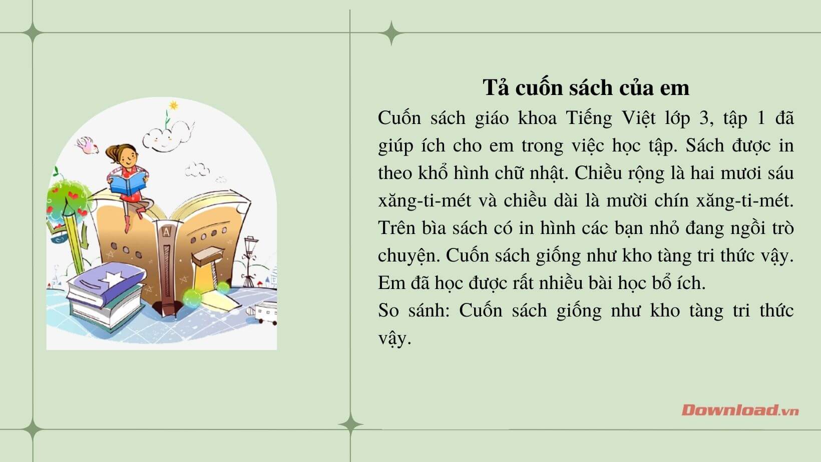 Bài Văn Tả Quyển Sách Yêu Thích