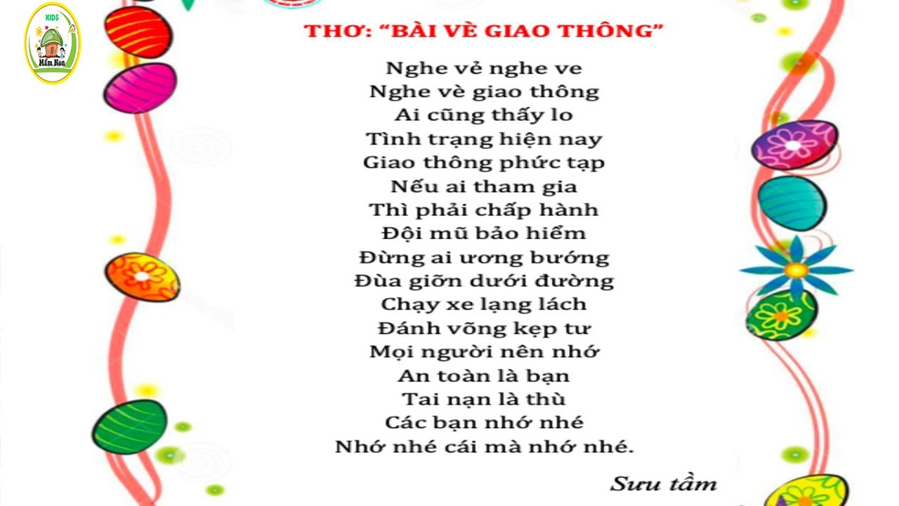 Bài Vè Giao Thông Hay Và Ý Nghĩa Nhất