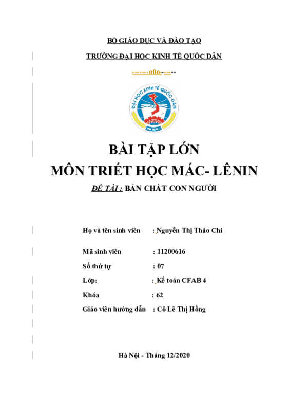 Tiểu Luận Triết Học Về Con Người: Khám Phá Bản Chất và Ý Nghĩa Tồn Tại Gallery 1
