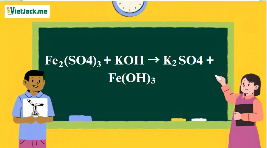 Phản ứng Fe2(SO4)3 + KOH → K2SO4 + Fe(OH)3 Gallery 2