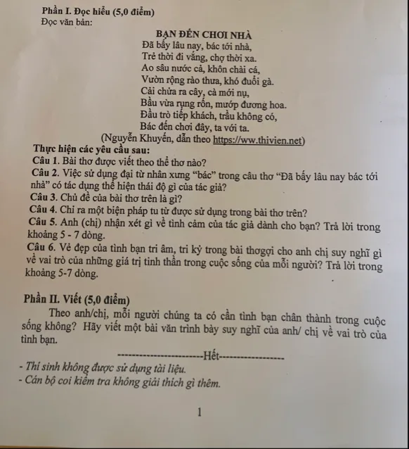 Bạn đến chơi nhà đọc hiểu Gallery 2