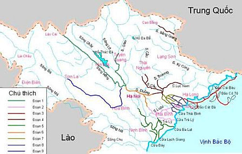 Bản đồ Sông Đà