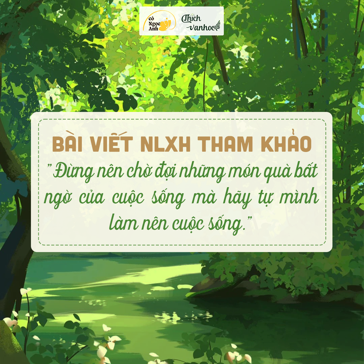 Đừng Chờ Quà Tặng Bất Ngờ, Hãy Tự Làm Nên Cuộc Sống