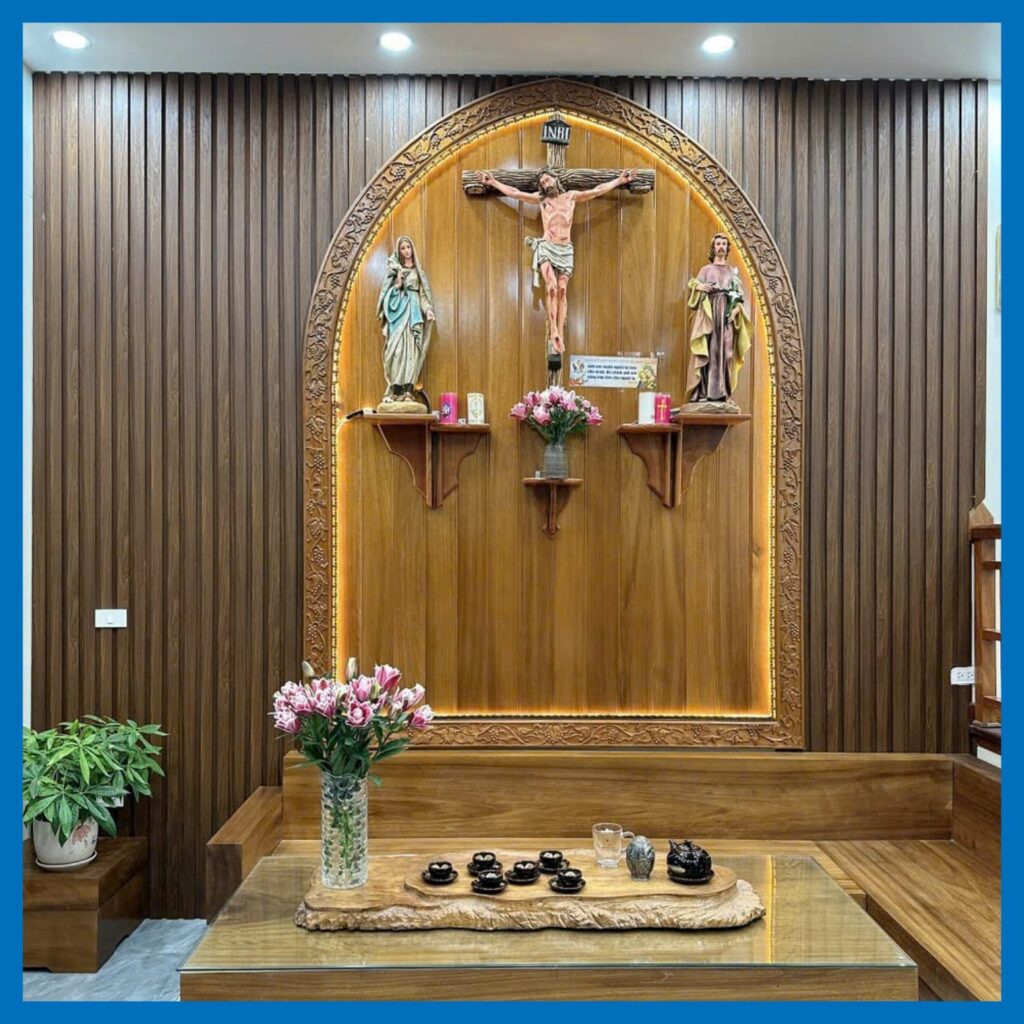 Bàn Thờ Chúa - Mẫu Đương Đại: Sang Trọng, Hiện Đại Và Tôn Nghiêm