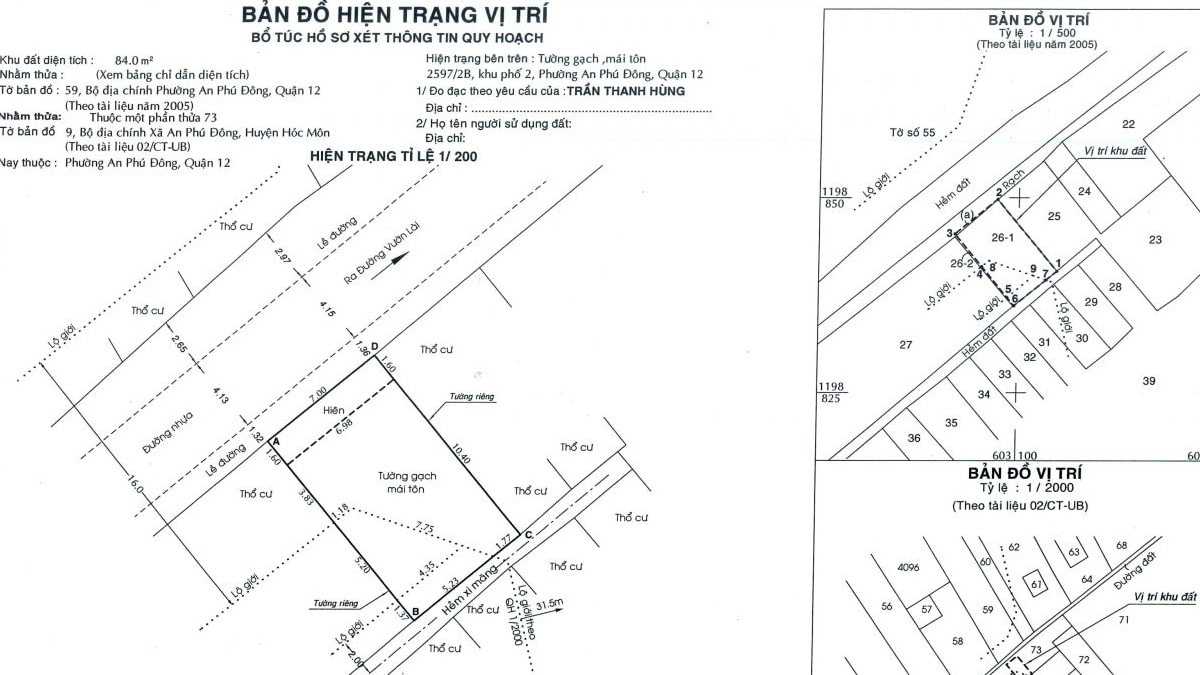 Bản vẽ hiện trạng là gì?