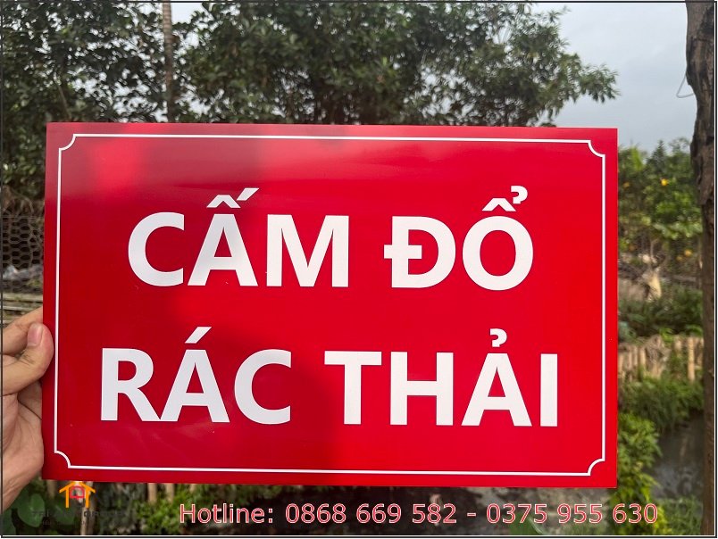 Bảng Cấm Đổ Rác