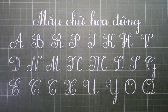 BẢNG CHỮ CÁI IN HOA TIẾNG VIỆT Gallery 2
