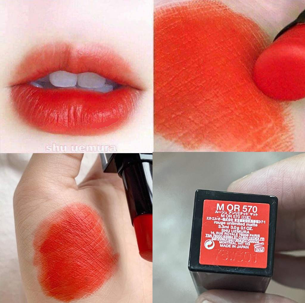 Son Shu Uemura Màu Đỏ Cam: Review Chi Tiết & Mua Ở Đâu Gallery 1