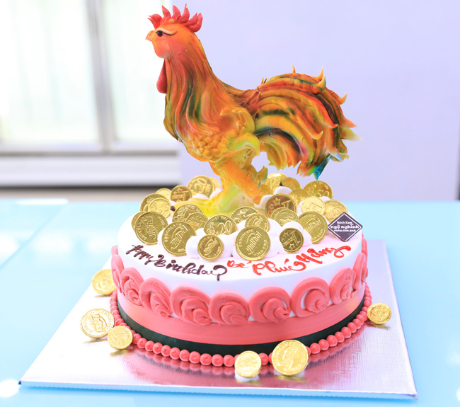 Bánh Kem Hình Con Gà Trống - Món Quà Độc Đáo và Ấn Tượng