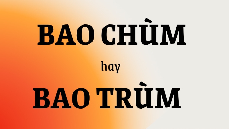 Bao chùm hay bao trùm?