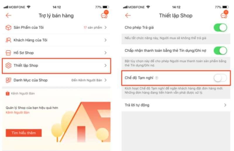 Bật Chế Độ Tạm Nghỉ Shopee: Hướng Dẫn Chi Tiết và Những Điều Cần Biết