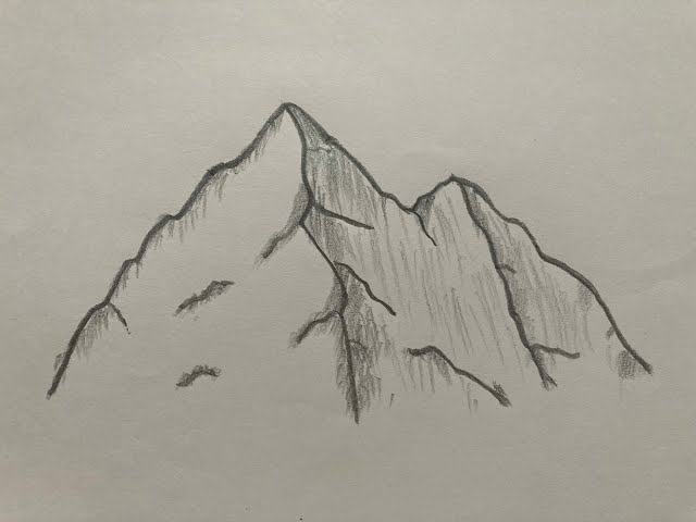 Vẽ Núi Bằng Bút Chì: Hướng Dẫn Chi Tiết Từ Cơ Bản Đến Nâng Cao Gallery 1