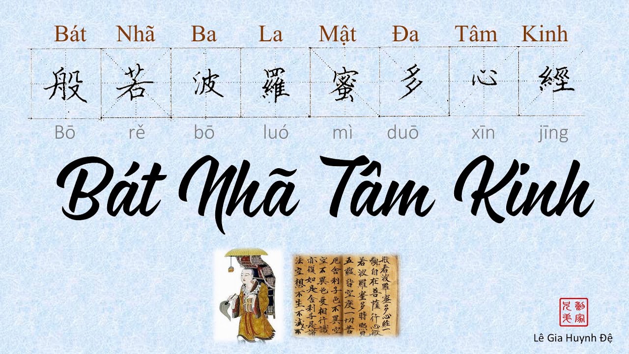 Bát Nhã Tâm Kinh Chữ Hán Việt