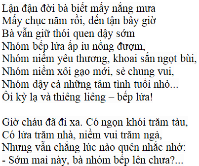 Bếp Lửa Khổ Cuối: Phân tích và ý nghĩa