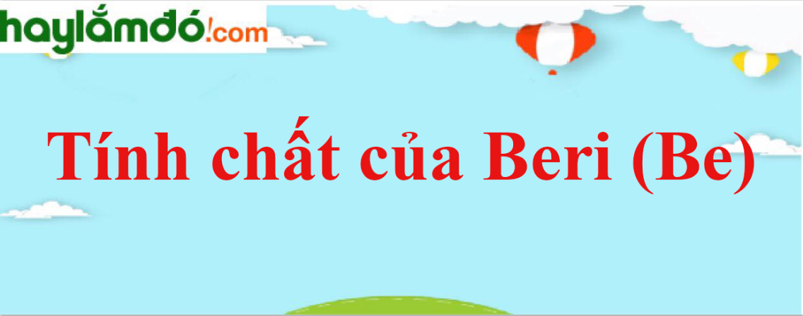 Beri có tác dụng với nước không?