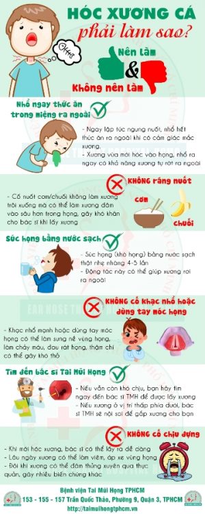 Bị hóc xương cá ở cổ họng phải làm sao?