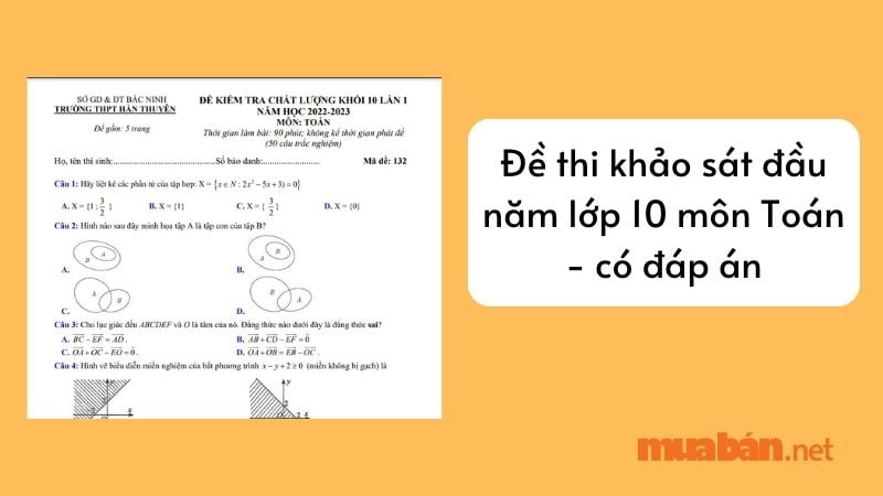 Đề Thi Khảo Sát Lớp 10: Cập Nhật Mới Nhất & Bí Quyết Ôn Tập Hiệu Quả Gallery 2