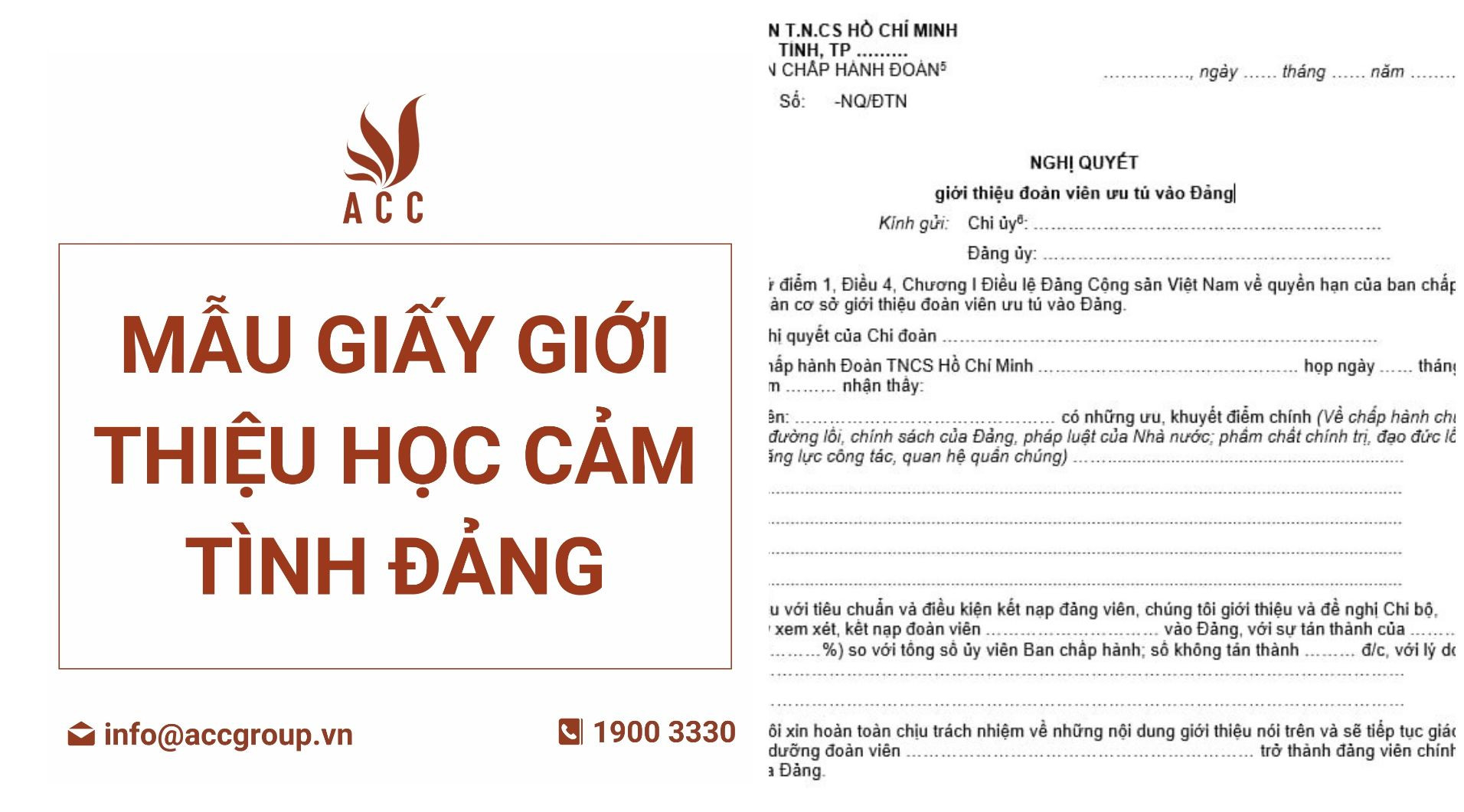 Biên bản giới thiệu đoàn viên ưu tú học lớp cảm tình Đảng Gallery 2