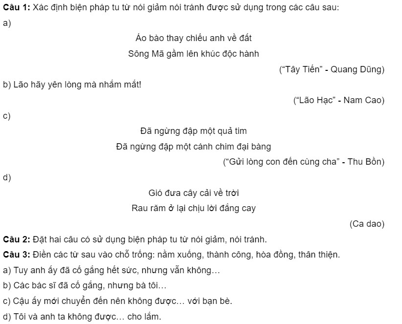 Biện pháp nói giảm nói tránh là gì? Ví dụ và tác dụng