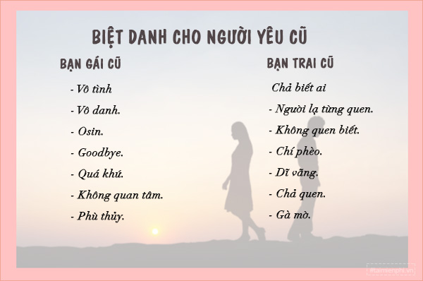 Biệt danh bạn gái tôi là gì?