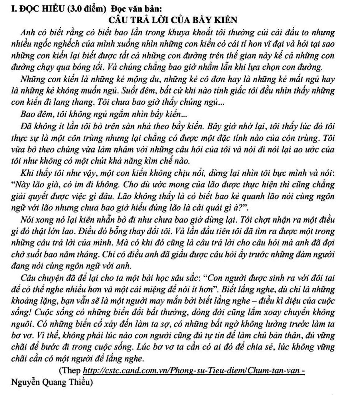 Biết Lắng Nghe Điều Kỳ Diệu Của Cuộc Sống