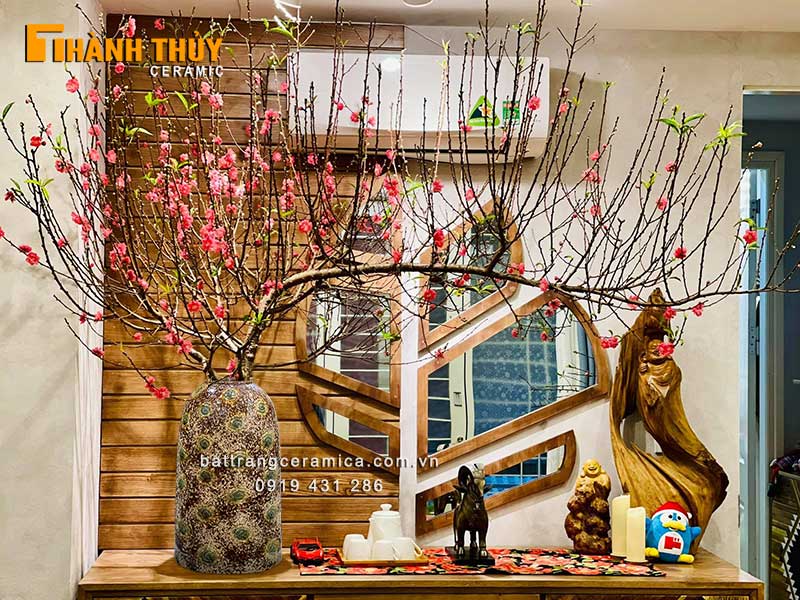 Bình Cắm Cành Đào Đẹp, Sang Trọng, Giá Tốt