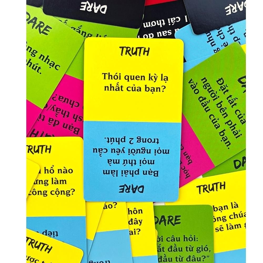 Bộ Bài Thật Hay Thách: Hướng Dẫn Chơi và Những Thử Thách Hay Nhất