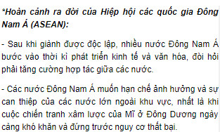 ASEAN được thành lập trong bối cảnh nào? Gallery 2