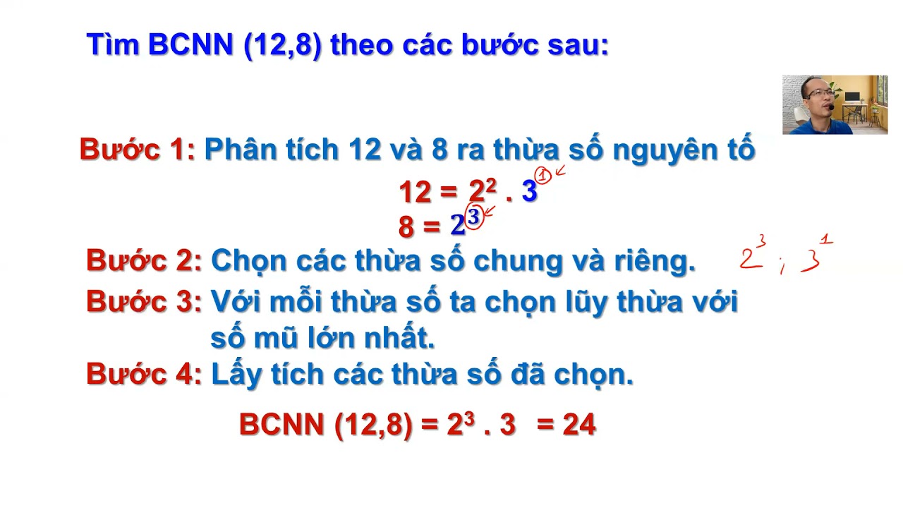 Bội Chung Nhỏ Nhất